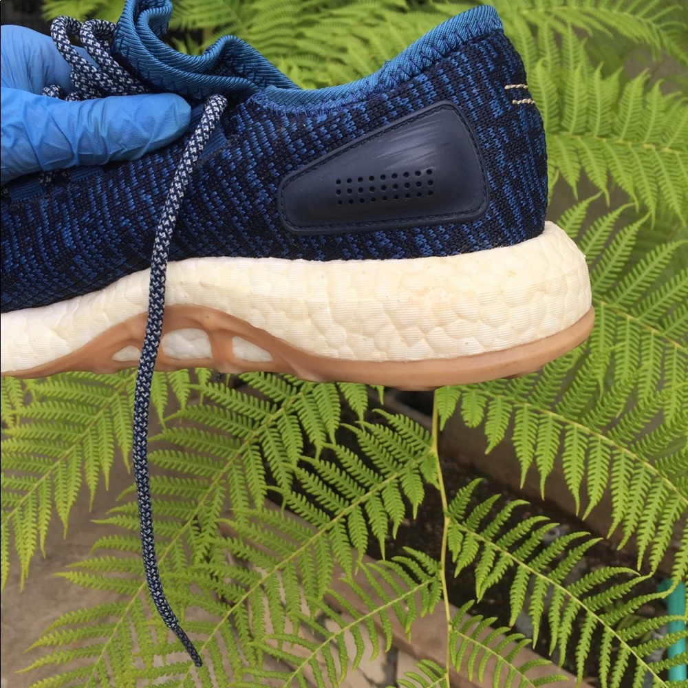 Adidas Pure Boost (10 US) Running Shoes (Blue) - Picture 5 of 8